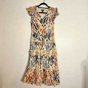 Colorful Patterned Women's Dress